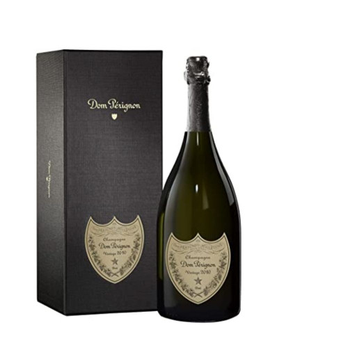 Champagne Dom Pérignon Blanc Vintage 2010 com estojo